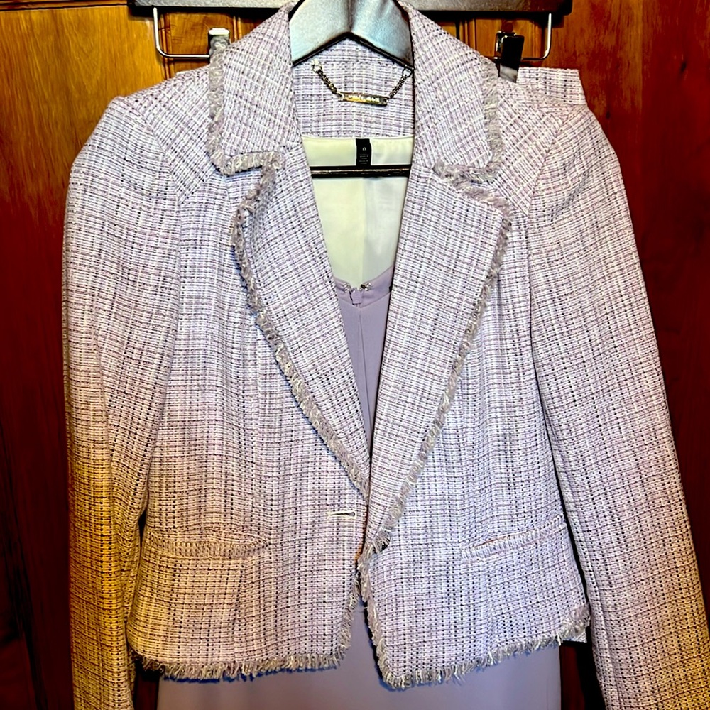 WHBM lavender blazer size 0